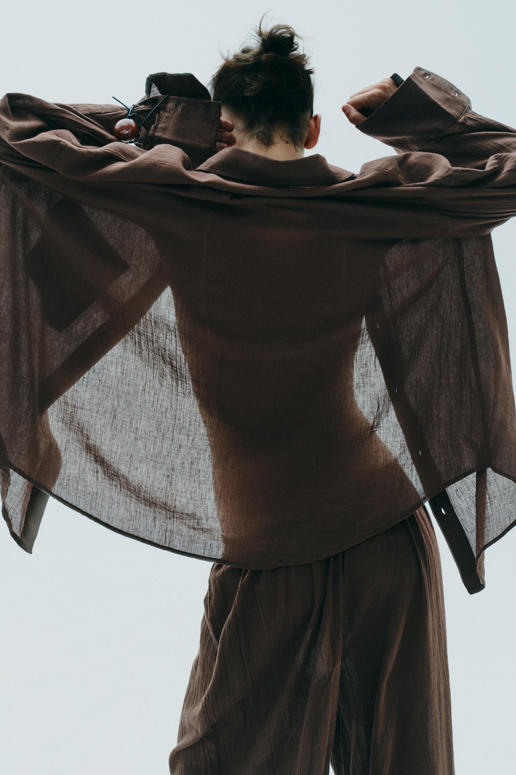 OVERSIZED GAUZE SHIRT